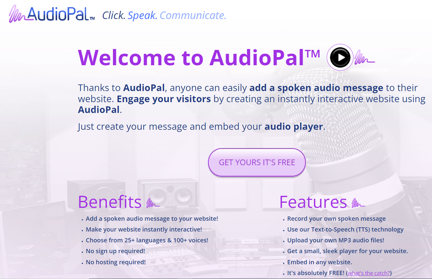 AudioPal - аудиосообщения для блога и сайта